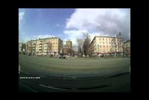 Водятел на внедорожнике не пропустил