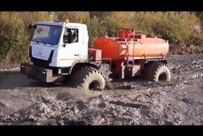 Испытание Вездехода ЯМАЛ В-4В АТЗ-9