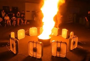 Энтузиасты создали огненный торнадо