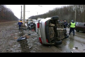Подборка аварий и ДТП от ЛеонидШестаков за 10.04.2015