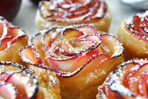 Красивый десерт: Яблочные розы