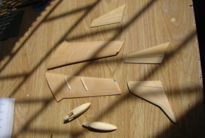 Модель самолета Ту-124