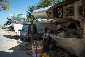 Белорусский ИЛ-76 в Сомали (12 фото)