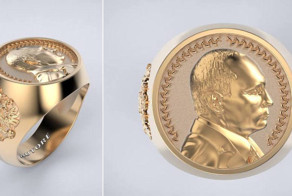 Московский ювелир  сделал патриотичные  перстни с Путиным 