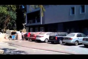 Разрыв шланга с раствором цемента 