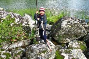 Удачная рыбалка. В горах Хакассии