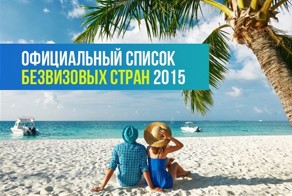 Безвизовые страны для россиян в 2015 году