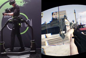 В GTA V сыграли с использованием очков виртуальной реальности и беговой дорожки