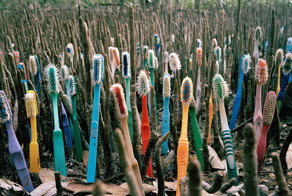 Artist Creates Art From Trash That Washes Up In Mexico