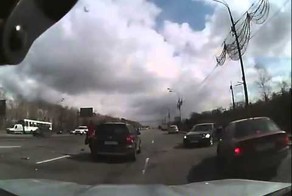 Авария с участием 6 машин