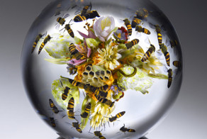 Цветы в стекле