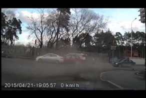 Неуспел повернуть