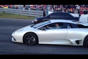 Lancer EVO vs Lamborghini EE