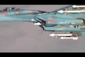 Российский истребитель СУ 27. перехват !