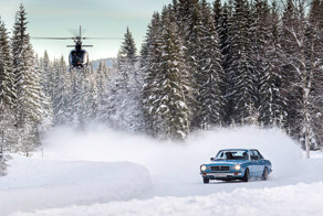 Зимний дрифт на Toyota Cressida