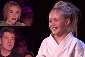 Маленькая ирландская каратистка