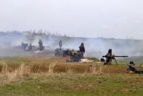 В Николаеве прошли крупнейшие военные учения ВСУ