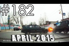 Подборка Аварий и ДТП #182 - Апрель 2015