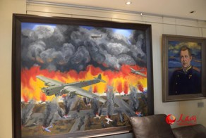 Китайский художник посвятил картины советским летчикам-добровольцам