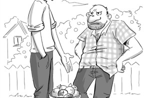 Ведро с яблоками