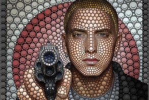 Круговые портреты знаменитостей от Бена Гейне