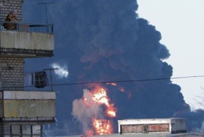 Пожар на Углегорской ТЭС (5 фото+видео)