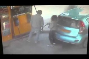 Подожгла заправку за то, что не дали сигарету