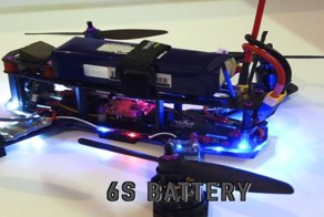 Полёт на суперскоростном квадрокоптере от первого лица