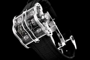 Часы 2LMX с нестандартным циферблатом