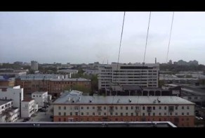 Парад победы авиашоу репетиция над Екатеринбургом