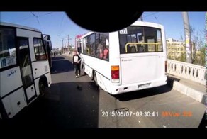 "Битва" маршруток в Нижнем Новгороде