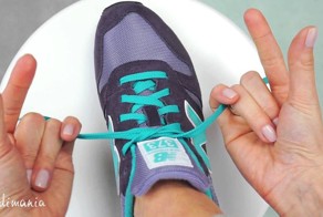 Как завязать шнурки за 2 секунды