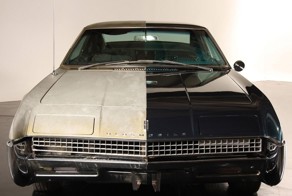 Реставраторы восстановили купе Oldsmobile только наполовину
