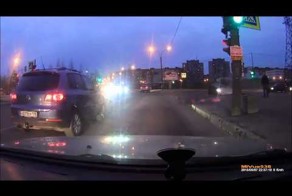 Лобовая авария в Санкт Петербурге