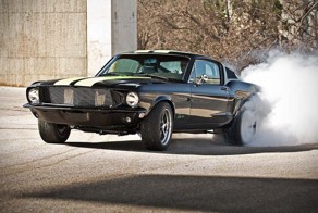 Ford Mustang 1968 с 800-сильным электродвигателем