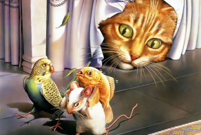 Кот в засаде