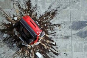 Подборка падений машин. ДТП. Выпуск №5