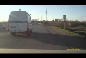 Авария с полицейской газелью 