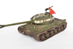 Сборная модель советского танка ИС-2 от начинающего моделиста