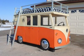 Кровать в виде Volkswagen T1 (14 фото)