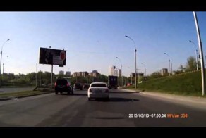 ДТП в Новосибирске. Не уступил КАМАЗУ