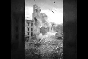 Падение башни дома