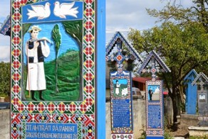 Веселенькое румынское кладбище. И смех и грех