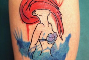 Детство, вернись: 27 сказочных татуировок с диснеевскими принцессами