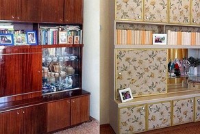 Интересная переделка старой мебели