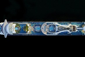 Серия аэрофотоснимков «Круизные теплоходы»