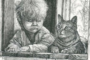 Ваня и кот