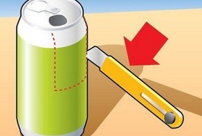 Как сделать попкорн-машину из алюминиевой банки