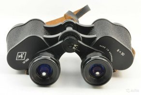 Старый немецкий бинокль Agfa, 8х30