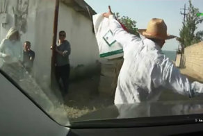 Подстава с пешеходом в Баку